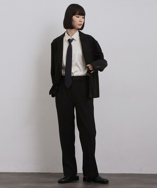 tk.TAKEO KIKUCHI（ティーケータケオキクチ）の「【セットアップ対応】クロップドジャケット（テーラードジャケット・メンズ・ブラック/グレー・02/03）」の18枚目の写真