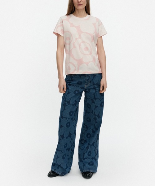 marimekko(マリメッコ)の「Heleys Unikko / T-shirt(Tシャツ/カットソー・レディース・ライトピンク・X-SMALL/SMALL/MEDIUM/LARGE)」の1枚目の写真