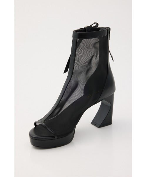 rienda（リエンダ）の「シアーショートブーツ 春服（ブーツ・レディース・アイボリー/ブラック・LARGE/MEDIUM/SMALL）」の7枚目の写真