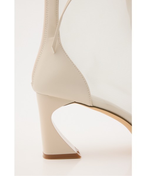 rienda（リエンダ）の「シアーショートブーツ 春服（ブーツ・レディース・アイボリー/ブラック・LARGE/MEDIUM/SMALL）」の16枚目の写真