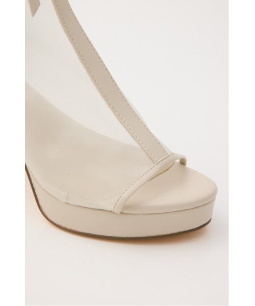 rienda（リエンダ）の「シアーショートブーツ 春服（ブーツ・レディース・アイボリー/ブラック・LARGE/MEDIUM/SMALL）」の17枚目の写真