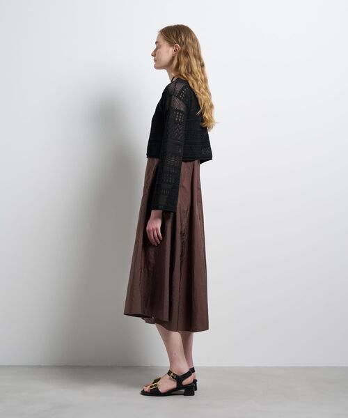 LANVIN en Bleu（ランバンオンブルー）の「レースニットカーディガン（ニット/セーター・レディース・ブラック/オフホワイト/レッド・38）」の21枚目の写真