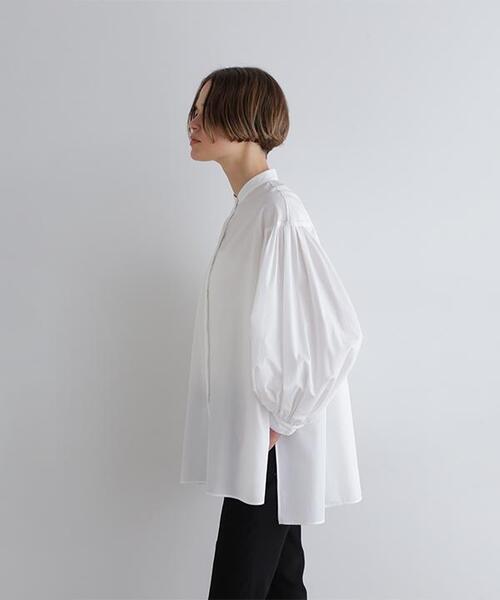 LE PHIL(ルフィル)の「◆タイプライターギャザーブラウス(シャツ/ブラウス・レディース・ホワイト/ベージュ系その他2/ピンク/ブルー・F)」の7枚目の写真