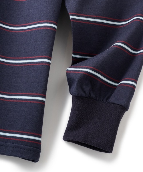 FTC(エフティーシー)の「PUFF LOGO STRIPE L/S TOP(Tシャツ/カットソー・メンズ・ネイビー/イエロー/ホワイト・X-LARGE/LARGE/MEDIUM)」の7枚目の写真