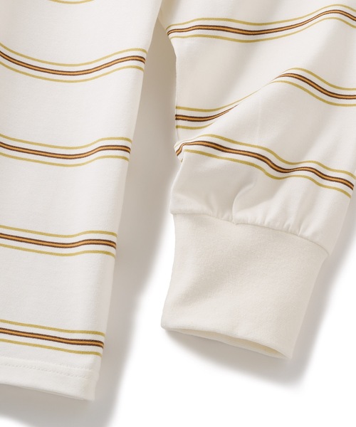 FTC(エフティーシー)の「PUFF LOGO STRIPE L/S TOP(Tシャツ/カットソー・メンズ・ネイビー/イエロー/ホワイト・X-LARGE/LARGE/MEDIUM)」の5枚目の写真