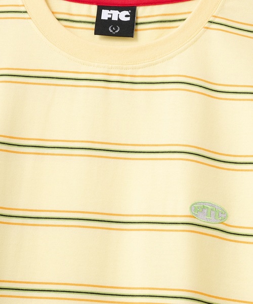 FTC(エフティーシー)の「PUFF LOGO STRIPE L/S TOP(Tシャツ/カットソー・メンズ・ネイビー/イエロー/ホワイト・X-LARGE/LARGE/MEDIUM)」の8枚目の写真