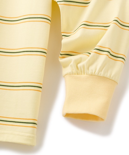 FTC(エフティーシー)の「PUFF LOGO STRIPE L/S TOP(Tシャツ/カットソー・メンズ・ネイビー/イエロー/ホワイト・X-LARGE/LARGE/MEDIUM)」の9枚目の写真