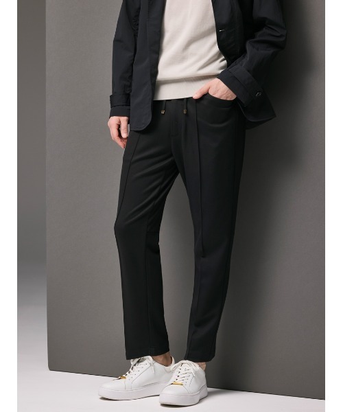 AOURE（アウール）の「PT BARI 4S JERSEY（スラックス・メンズ・ブラック/カーキ/ライトグレー・MEDIUM/LARGE/SMALL/X-LARGE）」の2枚目の写真
