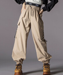 ZIDDY（ジディ）の「レースアップナイロンカーゴパンツ(130~160cm)（カーゴパンツ）」