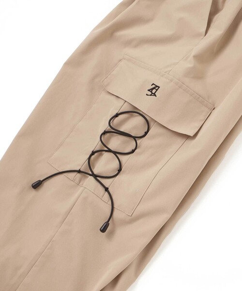 ZIDDY（ジディ）の「レースアップナイロンカーゴパンツ(130~160cm)（カーゴパンツ・キッズ・ブラック/ベージュ・150cm/130cm/140cm/FREE）」の16枚目の写真