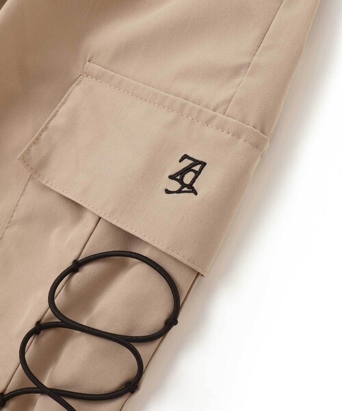 ZIDDY（ジディ）の「レースアップナイロンカーゴパンツ(130~160cm)（カーゴパンツ・キッズ・ブラック/ベージュ・150cm/130cm/140cm/FREE）」の17枚目の写真