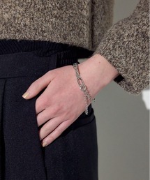 AZUL by moussy | ミックスチェーンブレスレット(ブレスレット)