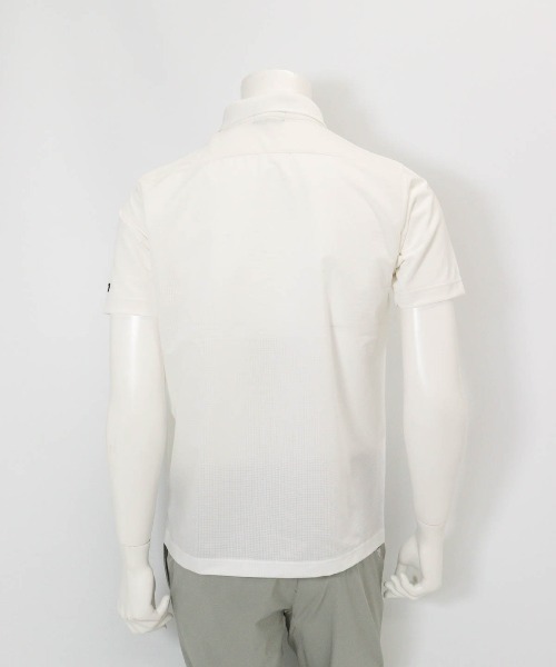 archivio(アルチビオ)の「<MENS>前後異素材UVポロシャツ(ポロシャツ・メンズ・ネイビー/レッド/ホワイト×ブラック/ホワイト×ブラウン・M/L/LL)」の10枚目の写真