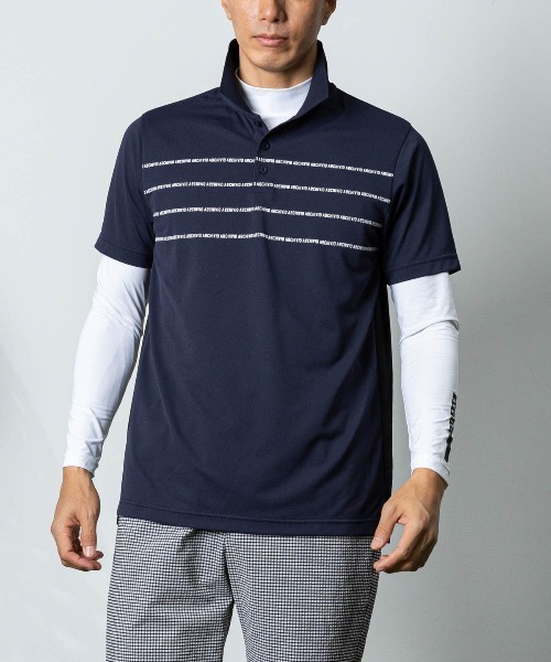 archivio(アルチビオ)の「<MENS>前後異素材UVポロシャツ(ポロシャツ・メンズ・ネイビー/レッド/ホワイト×ブラック/ホワイト×ブラウン・M/L/LL)」の21枚目の写真