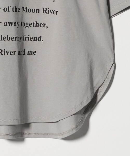 SACRA(サクラ)の「<SACRA>メッセージ Tシャツ(Tシャツ/カットソー・レディース・グレー系/ホワイト/ブラック・38)」の20枚目の写真