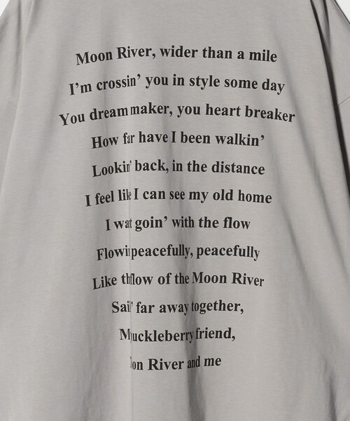 SACRA(サクラ)の「<SACRA>メッセージ Tシャツ(Tシャツ/カットソー・レディース・グレー系/ホワイト/ブラック・38)」の21枚目の写真