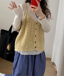 Ritzy | 7色展開 ニットキャミソールベスト(ベスト)