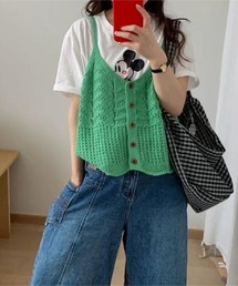 Ritzy（リッツィー）の「7色展開　ニットキャミソールベスト（ベスト）」
