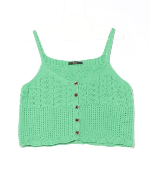 Ritzy（リッツィー）の「7色展開　ニットキャミソールベスト（ベスト・レディース・ブラック/ベージュ/グレー/レッド/イエロー/ブルー/グリーン・FREE）」の11枚目の写真