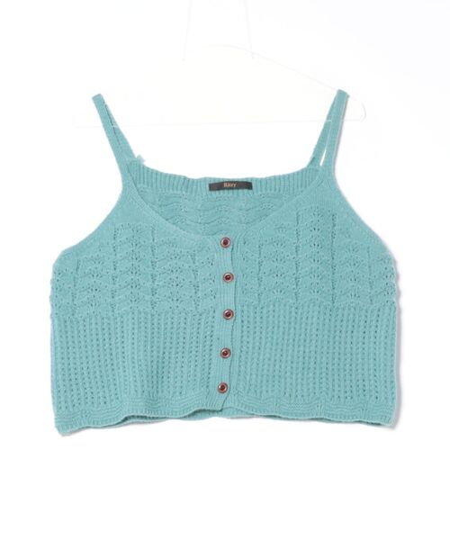 Ritzy（リッツィー）の「7色展開　ニットキャミソールベスト（ベスト・レディース・ブラック/ベージュ/グレー/レッド/イエロー/ブルー/グリーン・FREE）」の10枚目の写真