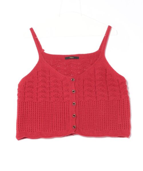 Ritzy（リッツィー）の「7色展開　ニットキャミソールベスト（ベスト・レディース・ブラック/ベージュ/グレー/レッド/イエロー/ブルー/グリーン・FREE）」の8枚目の写真