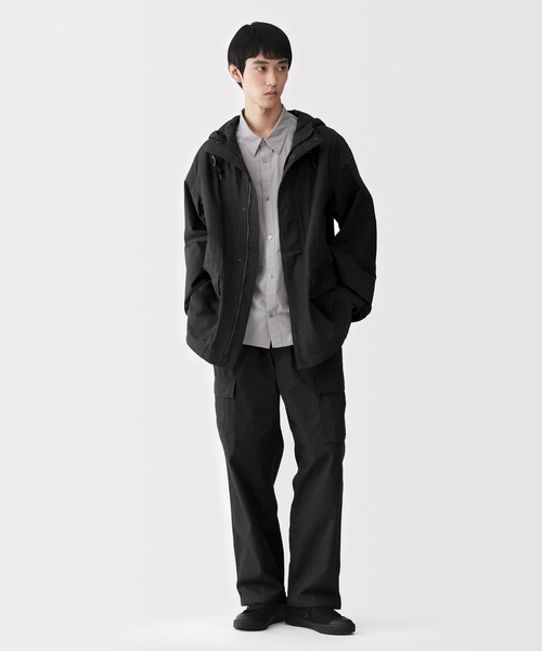 MUJI Labo(ムジラボ)の「〔MUJI Labo〕紳士 コットン ライトキャンバス イージーカーゴパンツ(カーゴパンツ・メンズ・チャコールグレー/サンドベージュ/ブラック・L/M/S/XL)」の4枚目の写真