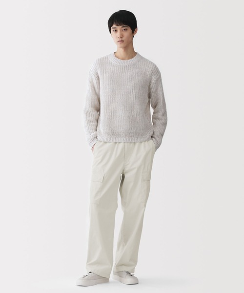 MUJI Labo(ムジラボ)の「〔MUJI Labo〕紳士 コットン ライトキャンバス イージーカーゴパンツ(カーゴパンツ・メンズ・チャコールグレー/サンドベージュ/ブラック・L/M/S/XL)」の12枚目の写真