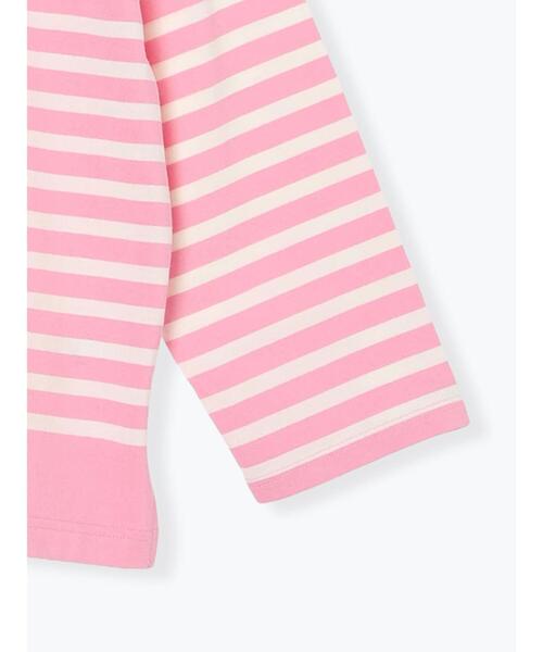 Samansa Mos2（サマンサ モスモス）の「パネルボーダーバスクシャツ（Tシャツ/カットソー・レディース・ブラック/イエロー/グレー/ピンク・F）」の18枚目の写真