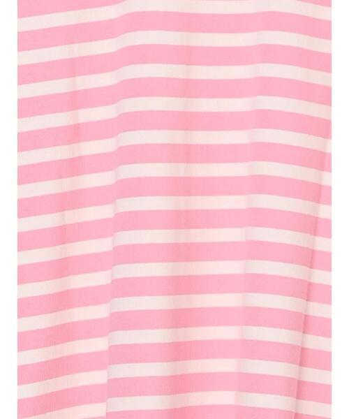 Samansa Mos2（サマンサ モスモス）の「パネルボーダーバスクシャツ（Tシャツ/カットソー・レディース・ブラック/イエロー/グレー/ピンク・F）」の21枚目の写真