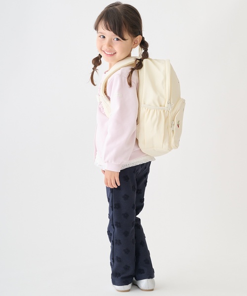 petit main（プティマイン）の「アソートリュック(Mサイズ)（バックパック/リュック・キッズ・ライトグリーン/ピンク/ネイビー/チャコール/ベージュ/サックスブルー/アイボリー・F）」の9枚目の写真