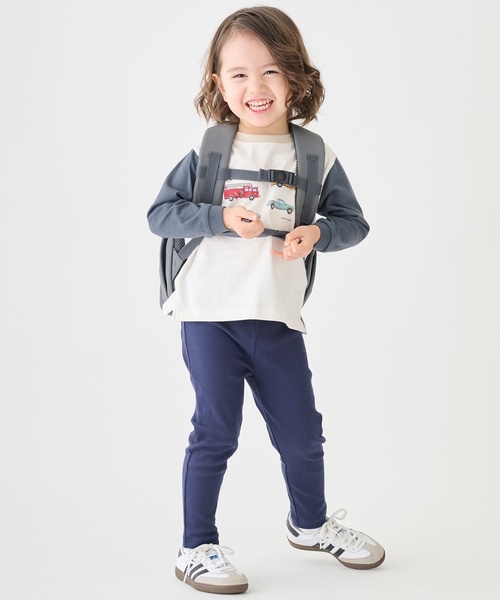 petit main（プティマイン）の「アソートリュック(Mサイズ)（バックパック/リュック・キッズ・ライトグリーン/ピンク/ネイビー/チャコール/ベージュ/サックスブルー/アイボリー・F）」の10枚目の写真