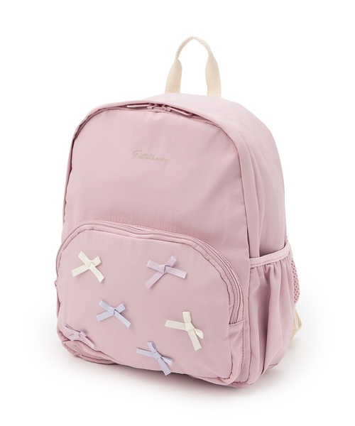 petit main（プティマイン）の「アソートリュック(Mサイズ)（バックパック/リュック・キッズ・ライトグリーン/ピンク/ネイビー/チャコール/ベージュ/サックスブルー/アイボリー・F）」の12枚目の写真