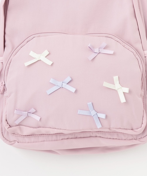 petit main（プティマイン）の「アソートリュック(Mサイズ)（バックパック/リュック・キッズ・ライトグリーン/ピンク/ネイビー/チャコール/ベージュ/サックスブルー/アイボリー・F）」の19枚目の写真