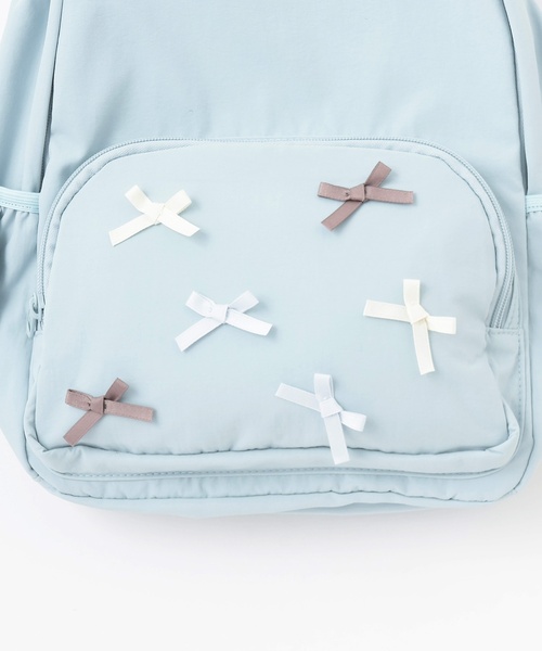 petit main（プティマイン）の「アソートリュック(Mサイズ)（バックパック/リュック・キッズ・ライトグリーン/ピンク/ネイビー/チャコール/ベージュ/サックスブルー/アイボリー・F）」の22枚目の写真