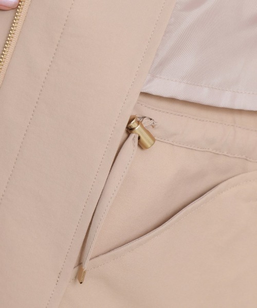 couture brooch（クチュールブローチ）の「【撥水・洗える】愛されマンパ（ブルゾン・レディース・ネイビー/アイボリー/サンドベージュ/オリーブ・40/38/36/42）」の9枚目の写真