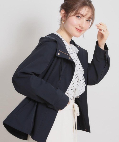 couture brooch（クチュールブローチ）の「【撥水・洗える】愛されマンパ（ブルゾン・レディース・ネイビー/アイボリー/サンドベージュ/オリーブ・40/38/36/42）」の11枚目の写真