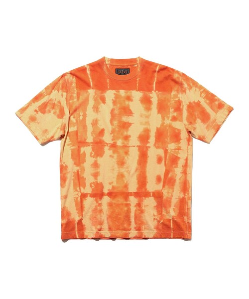 BEAMS PLUS(ビームスプラス)の「Crew Tee "Itajime Shibori"(Tシャツ/カットソー・メンズ・イエロー/サックスブルー/グリーン・X-LARGE/XX-LARGE/LARGE/MEDIUM/SMALL)」の5枚目の写真
