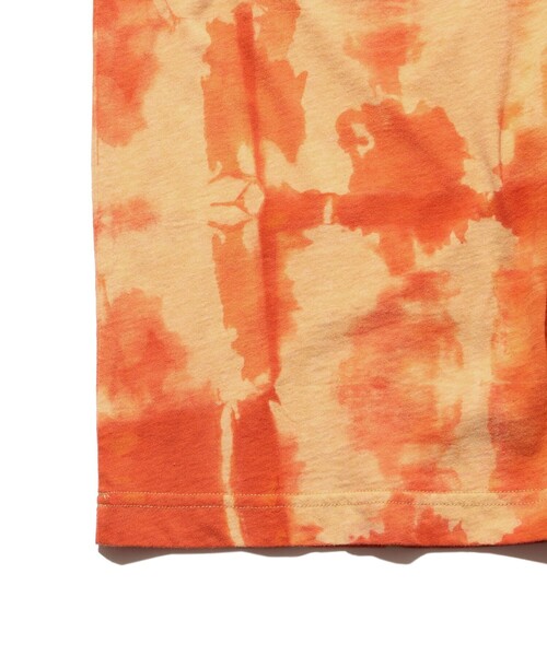 BEAMS PLUS(ビームスプラス)の「Crew Tee "Itajime Shibori"(Tシャツ/カットソー・メンズ・イエロー/サックスブルー/グリーン・X-LARGE/XX-LARGE/LARGE/MEDIUM/SMALL)」の8枚目の写真