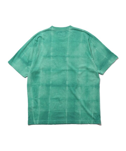 BEAMS PLUS(ビームスプラス)の「Crew Tee "Itajime Shibori"(Tシャツ/カットソー・メンズ・イエロー/サックスブルー/グリーン・X-LARGE/XX-LARGE/LARGE/MEDIUM/SMALL)」の17枚目の写真