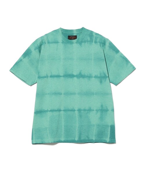 BEAMS PLUS(ビームスプラス)の「Crew Tee "Itajime Shibori"(Tシャツ/カットソー・メンズ・イエロー/サックスブルー/グリーン・X-LARGE/XX-LARGE/LARGE/MEDIUM/SMALL)」の18枚目の写真