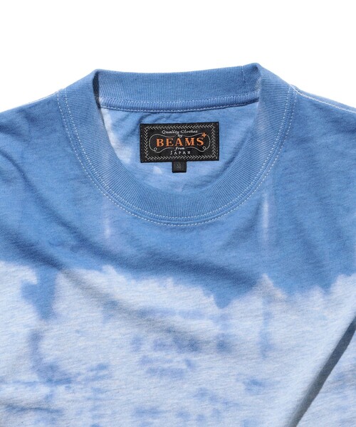 BEAMS PLUS(ビームスプラス)の「Crew Tee "Itajime Shibori"(Tシャツ/カットソー・メンズ・イエロー/サックスブルー/グリーン・X-LARGE/XX-LARGE/LARGE/MEDIUM/SMALL)」の22枚目の写真