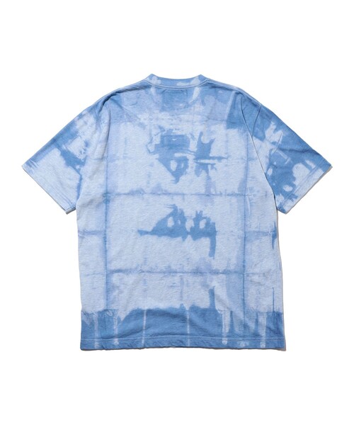 BEAMS PLUS(ビームスプラス)の「Crew Tee "Itajime Shibori"(Tシャツ/カットソー・メンズ・イエロー/サックスブルー/グリーン・X-LARGE/XX-LARGE/LARGE/MEDIUM/SMALL)」の14枚目の写真
