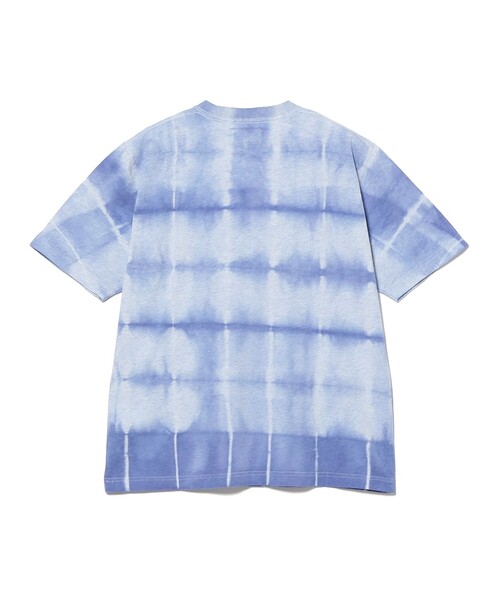 BEAMS PLUS(ビームスプラス)の「Crew Tee "Itajime Shibori"(Tシャツ/カットソー・メンズ・イエロー/サックスブルー/グリーン・X-LARGE/XX-LARGE/LARGE/MEDIUM/SMALL)」の16枚目の写真