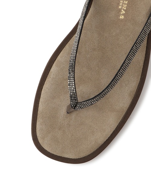 NICOLAS LAINAS(ニコラスライナス)の「【NICOLAS LAINAS(ニコラスライナス)】グリッターサンダル(サンダル・レディース・ベージュ系その他2/ブラウン系その他3・36/39/38/37)」の5枚目の写真