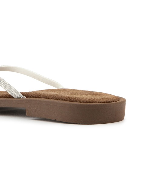 NICOLAS LAINAS(ニコラスライナス)の「【NICOLAS LAINAS(ニコラスライナス)】グリッターサンダル(サンダル・レディース・ベージュ系その他2/ブラウン系その他3・36/39/38/37)」の6枚目の写真