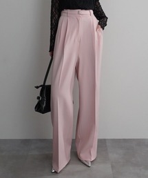 Rashik（ラシク）の「【Rashik】細ベルト付きセミワイドスラックス（スラックス）」