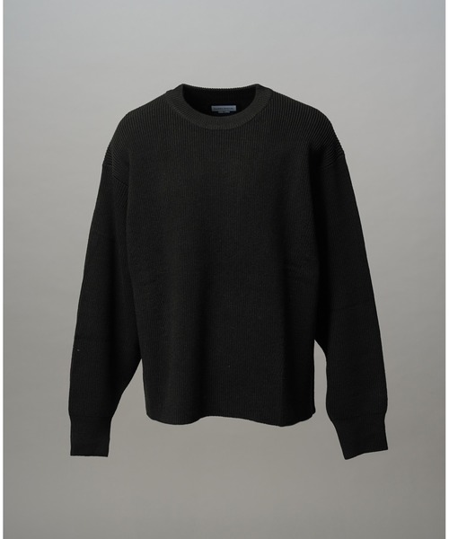 MAISON SPECIAL(メゾンスペシャル)の「《UNISEX》C/A Prime-Over Pullover Crew Neck Knit/C/Aプライムオーバープルオーバークルーネックニット【MAISON SPECIAL/メゾンスペシャル】(ニット/セーター・メンズ・ブラック/ラベンダー/ライトグリーン・0/1/2)」の18枚目の写真