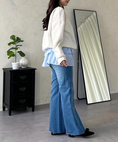 prose verse（プロズヴェール）の「ランダムパールロゴスウェット（スウェット・レディース・ライトグレー/ブラック/ピンク・FREE）」の17枚目の写真