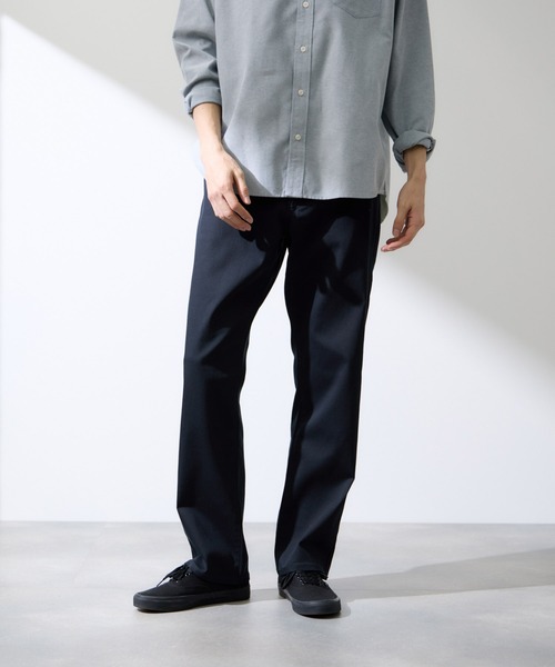 Mac-House(マックハウス)の「【 REALSTANDARD/リアルスタンダード 】マイカラーズ テーパードパンツ(その他パンツ・メンズ・杢グレー/ネイビー/ベージュ/ブラック・S/M/L/XL)」の4枚目の写真