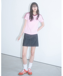 HAVISM（ヘビズム）の「W LLF UNIFORM S/S TEE(PINK)（Tシャツ/カットソー）」
